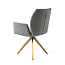 Jesper Home Misaki Breezy Blue Eetkamerstoel - Turn Gold