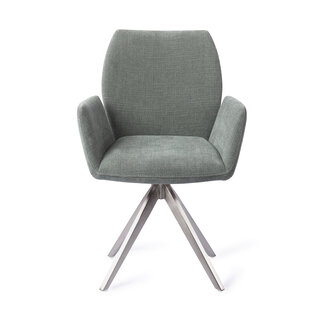 Jesper Home Misaki Breezy Blue Eetkamerstoel - Turn Steel