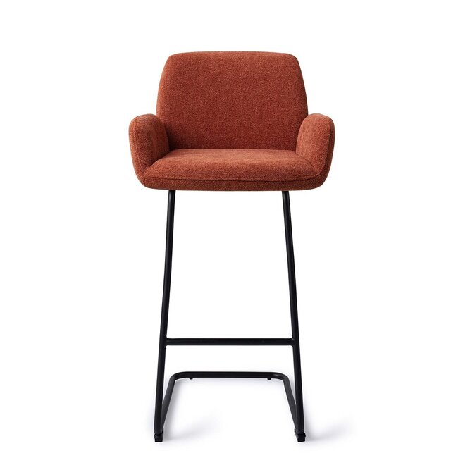 Jesper Home Misaki Cosy Copper Barkruk - Arch Black (H)