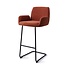 Jesper Home Misaki Cosy Copper Barkruk - Arch Black (H)