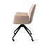 Jesper Home Misaki Funky Fudge Eetkamerstoel - Glide Black