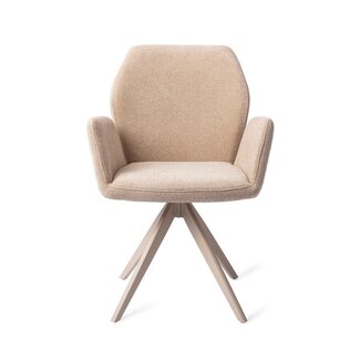 Jesper Home Misaki Funky Fudge Eetkamerstoel - Turn Beige