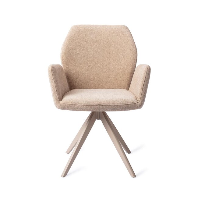 Jesper Home Misaki Funky Fudge Eetkamerstoel - Turn Beige