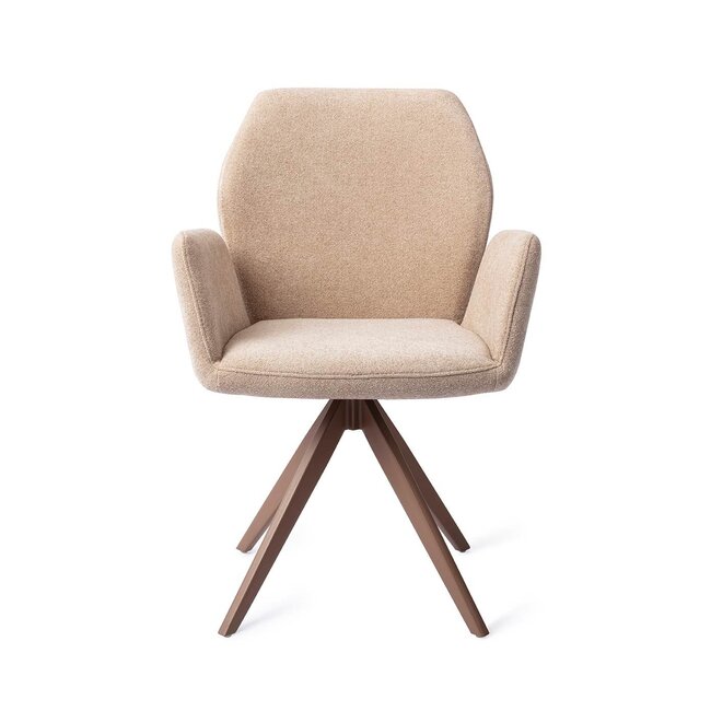 Jesper Home Misaki Funky Fudge Eetkamerstoel - Turn Brown