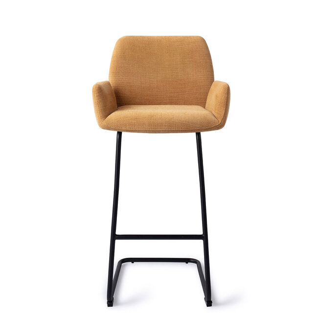 Jesper Home Misaki Honey Harvest Barkruk (H) - Bar Arch Black