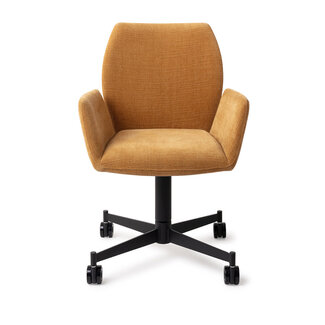 Jesper Home Misaki Honey Harvest Eetkamerstoel - Caster Black