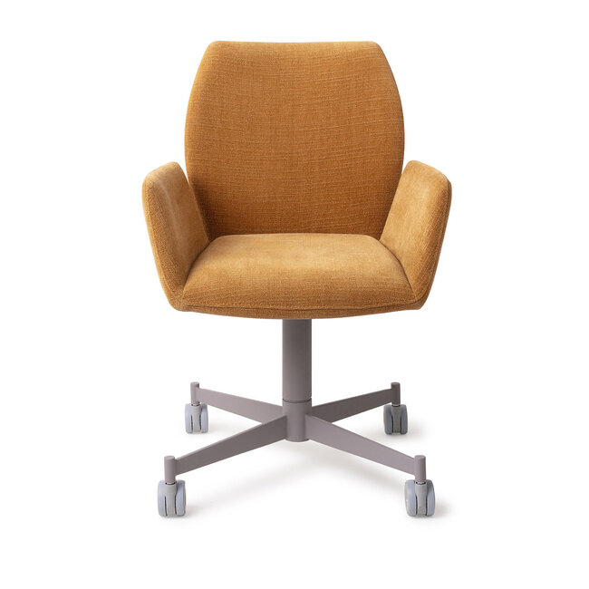 Jesper Home Misaki Honey Harvest Eetkamerstoel - Caster Grey