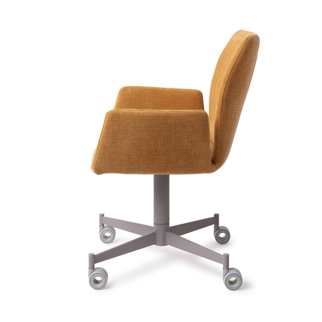 Jesper Home Misaki Honey Harvest Eetkamerstoel - Caster Grey