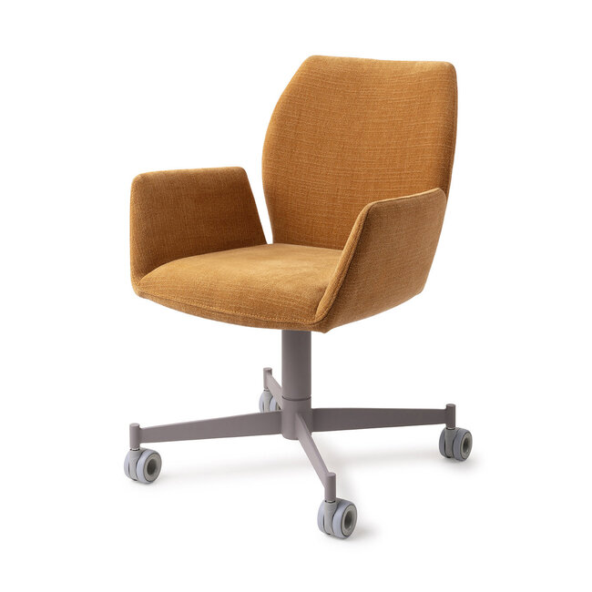 Jesper Home Misaki Honey Harvest Eetkamerstoel - Caster Grey