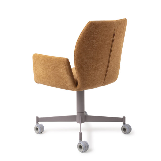 Jesper Home Misaki Honey Harvest Eetkamerstoel - Caster Grey