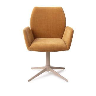 Jesper Home Misaki Honey Harvest Eetkamerstoel - Quad Beige