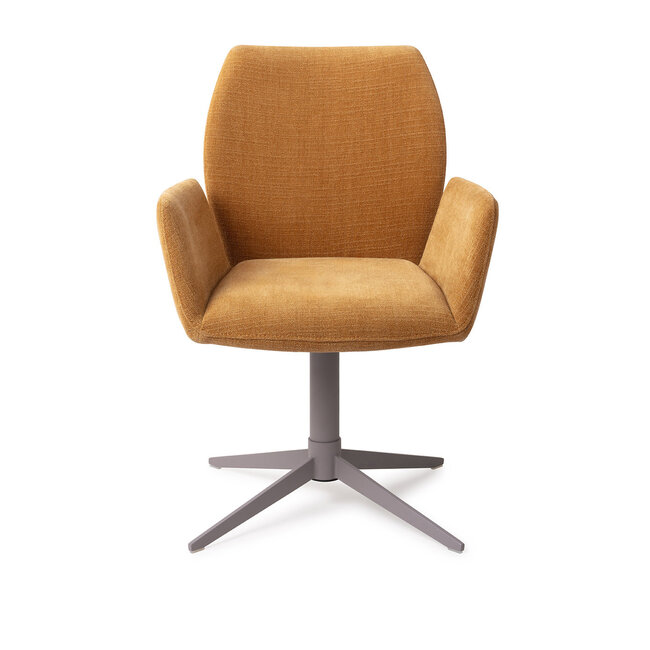 Jesper Home Misaki Honey Harvest Eetkamerstoel - Quad Grey