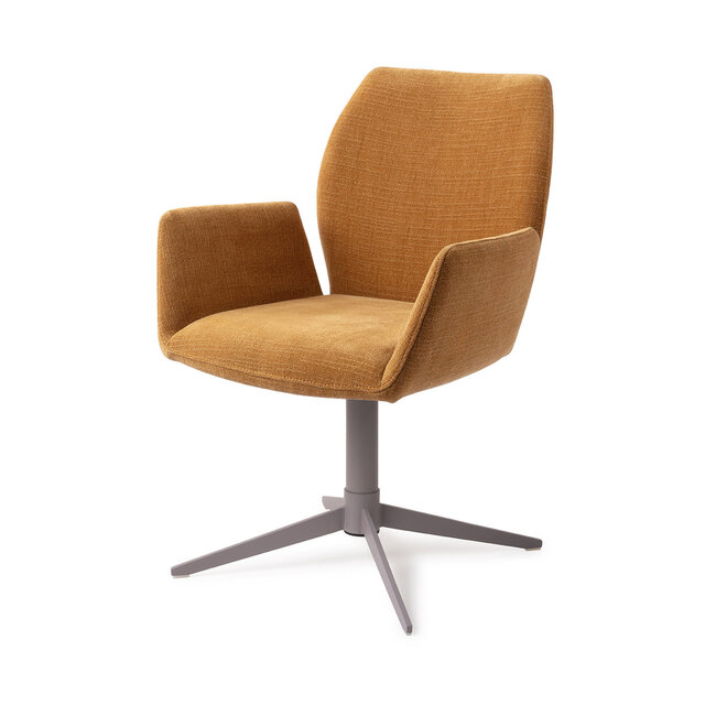 Jesper Home Misaki Honey Harvest Eetkamerstoel - Quad Grey