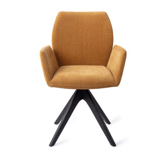 Jesper Home Misaki Honey Harvest Eetkamerstoel - Revolve Oak Black