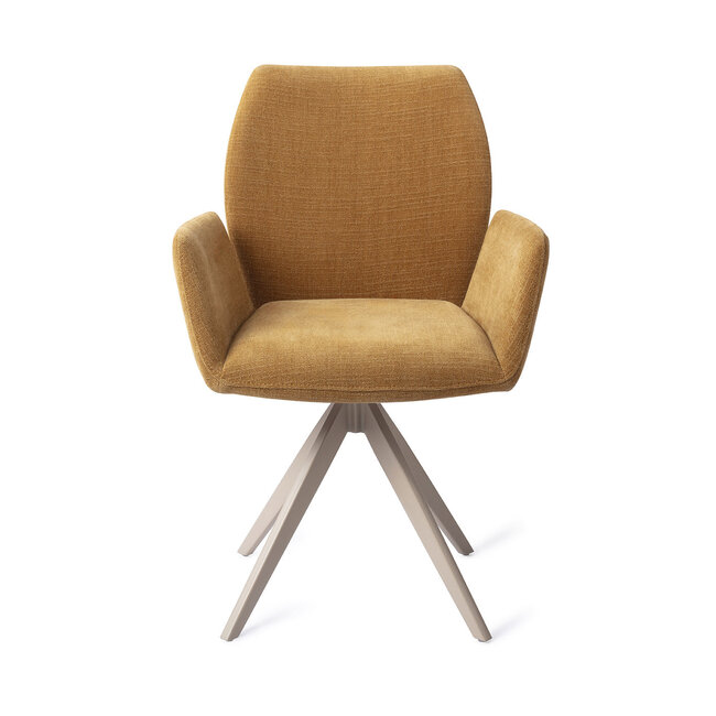 Jesper Home Misaki Honey Harvest Eetkamerstoel - Turn Beige