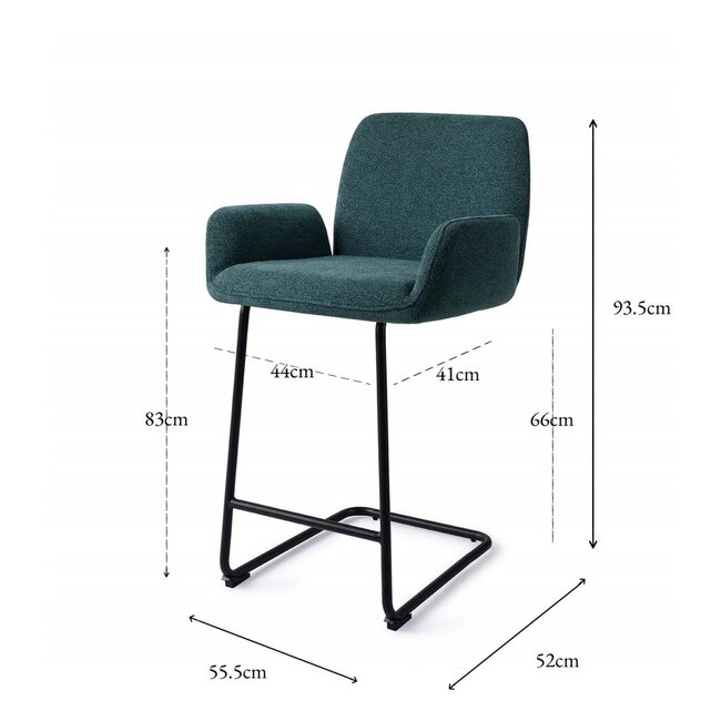 Jesper Home Misaki Merry Mermaid Barkruk - Arch Black (L)