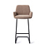 Jesper Home Misaki Mocha Mist Barkruk (H) - Bar Arch Black