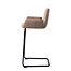 Jesper Home Misaki Mocha Mist Barkruk (H) - Bar Arch Black