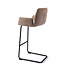 Jesper Home Misaki Mocha Mist Barkruk (H) - Bar Arch Black