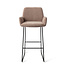 Jesper Home Misaki Mocha Mist Barkruk (H) - Bar Slide Black