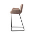 Jesper Home Misaki Mocha Mist Barkruk (H) - Bar Slide Black