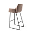 Jesper Home Misaki Mocha Mist Barkruk (H) - Bar Slide Black