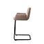 Jesper Home Misaki Mocha Mist Barkruk (L) - Counter Arch Black