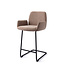 Jesper Home Misaki Mocha Mist Barkruk (L) - Counter Arch Black