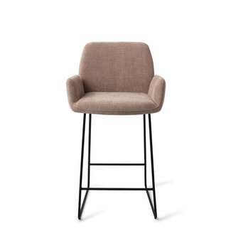 Jesper Home Misaki Mocha Mist Barkruk  Slide Black (L) Jesper Home Misaki Mocha Mist Barkruk  Slide Black (L)