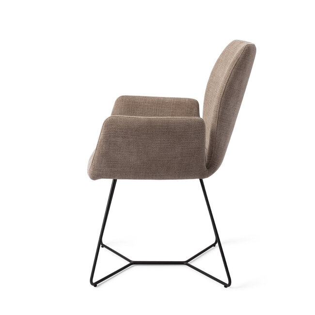 Jesper Home Misaki Mocha Mist Eetkamerstoel - Beehive Black