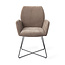 Jesper Home Misaki Mocha Mist Eetkamerstoel - Cross Black