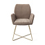 Jesper Home Misaki Mocha Mist Eetkamerstoel - Cross Gold