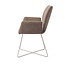 Jesper Home Misaki Mocha Mist Eetkamerstoel - Cross Steel