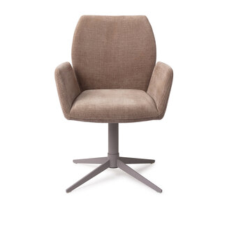 Jesper Home Misaki Mocha Mist Eetkamerstoel - Quad Grey