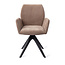 Jesper Home Misaki Mocha Mist Eetkamerstoel - Revolve Oak Black