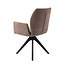 Jesper Home Misaki Mocha Mist Eetkamerstoel - Revolve Oak Black