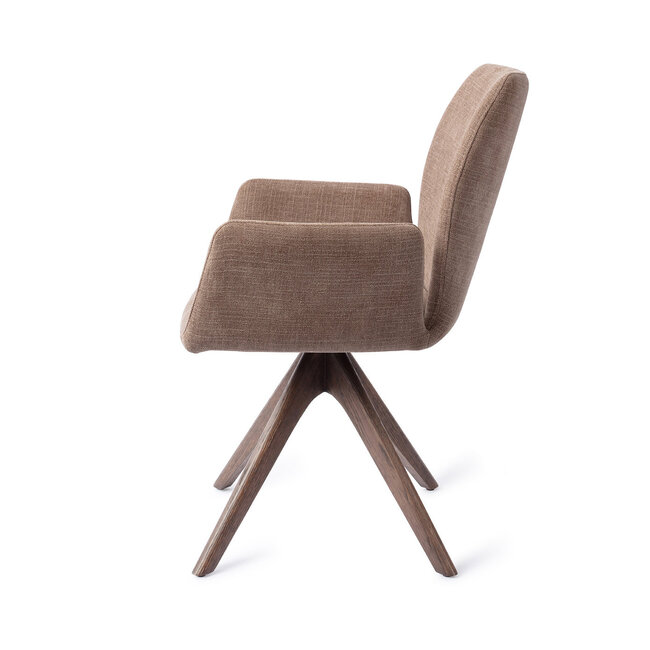 Jesper Home Misaki Mocha Mist Eetkamerstoel - Revolve Oak Walnut