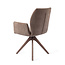 Jesper Home Misaki Mocha Mist Eetkamerstoel - Revolve Oak Walnut