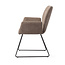 Jesper Home Misaki Mocha Mist Eetkamerstoel - Slide Black
