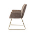 Jesper Home Misaki Mocha Mist Eetkamerstoel - Slide Gold