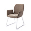 Jesper Home Misaki Mocha Mist Eetkamerstoel - Slide White