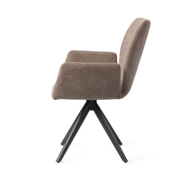 Jesper Home Misaki Mocha Mist Eetkamerstoel - Turn Black