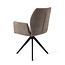 Jesper Home Misaki Mocha Mist Eetkamerstoel - Turn Black