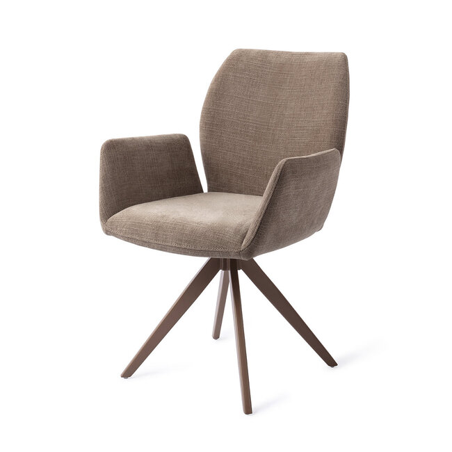 Jesper Home Misaki Mocha Mist Eetkamerstoel - Turn Brown