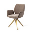 Jesper Home Misaki Mocha Mist Eetkamerstoel - Turn Gold