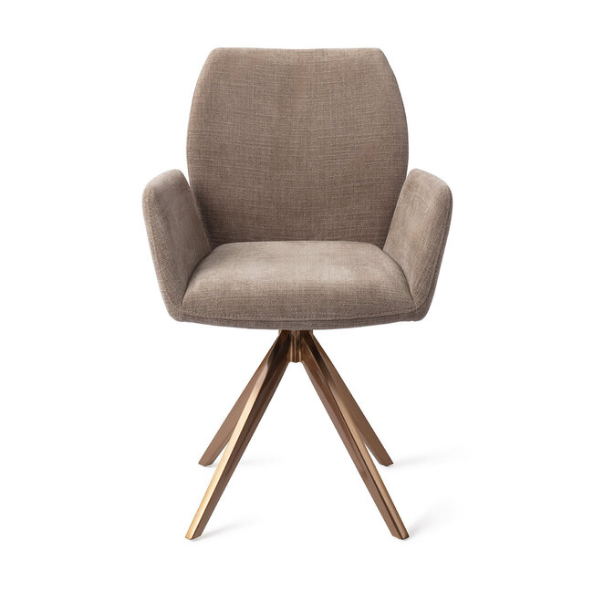 Jesper Home Misaki Mocha Mist Eetkamerstoel - Turn Rose
