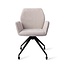 Jesper Home Misaki Pretty Plaster Eetkamerstoel - Glide Black