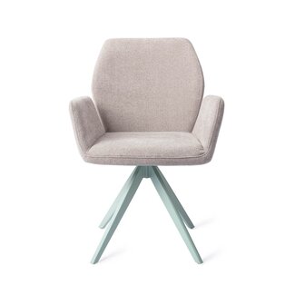 Jesper Home Misaki Pretty Plaster Eetkamerstoel - Turn Mint