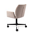 Jesper Home Misaki Sand Strand Eetkamerstoel - Caster Black