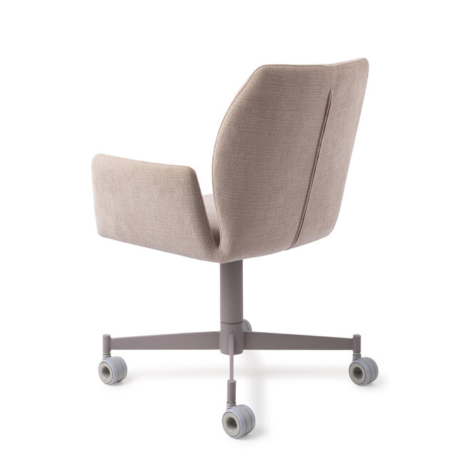 Jesper Home Misaki Sand Strand Eetkamerstoel - Caster Grey